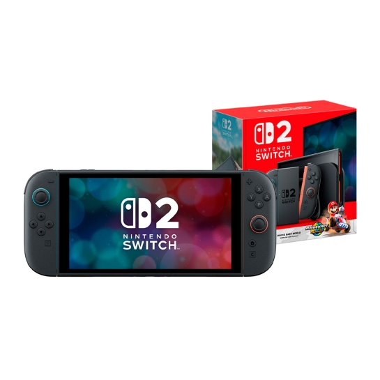 Ігрова консоль Nintendo Switch 2 Black Mario Kart World Bundle - ціна, характеристики, відгуки, розстрочка, фото 1