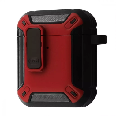 Чехол Defender Case для AirPods 1/2 Red/Black - цена, характеристики, отзывы, рассрочка, фото 1