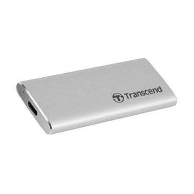 Портативний SSD Transcend 512GB USB 3.1 Gen 2 Type-C ESD300 Silver (TS240GESD240C) - цена, характеристики, отзывы, рассрочка, фото 1