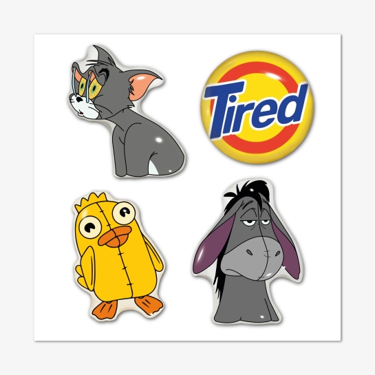 Стикерпак Pump Tired - цена, характеристики, отзывы, рассрочка, фото 1