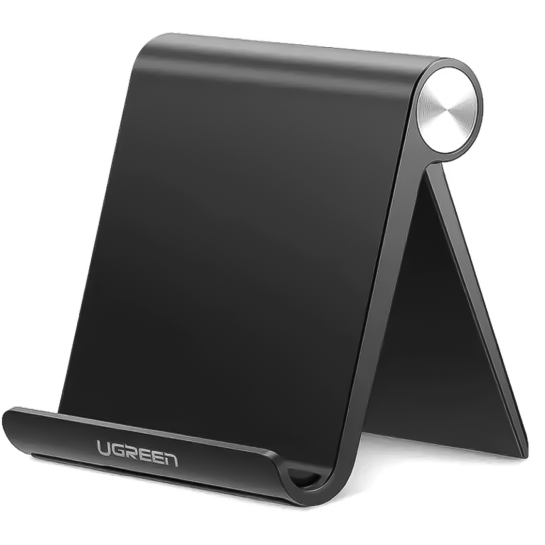 Підставка для телефона UGREEN LP106 Adjustable Portable Stand Multi-Angle Black - ціна, характеристики, відгуки, розстрочка, фото 1