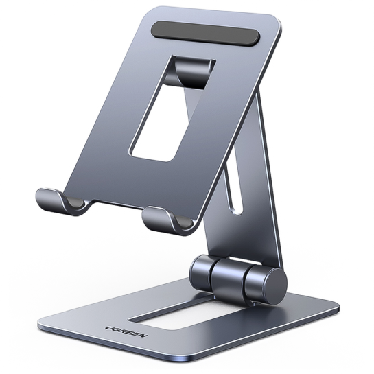 Підставка для телефона UGREEN LP678 Foldable Multi-Angle Phone Stand Grey - ціна, характеристики, відгуки, розстрочка, фото 1