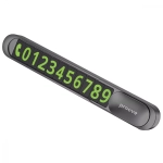 Паркувальна карта Proove Temporary Parking Number Plate Metal Lock Dark Gray