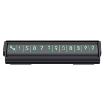 Паркувальна карта Proove Twins Temporary Parking Number Plate Black