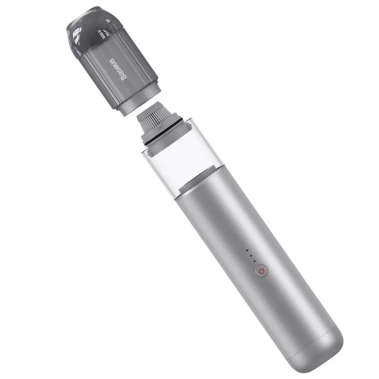 Портативний пилосос Baseus A3 Car Vacuum Cleaner (15000Pa) Silver - цена, характеристики, отзывы, рассрочка, фото 1