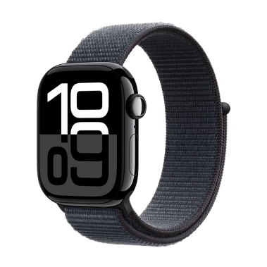 Б/У Apple Watch 10 46mm Jet Black Aluminium Case with Ink Sport Loop (Відмінний) - цена, характеристики, отзывы, рассрочка, фото 1
