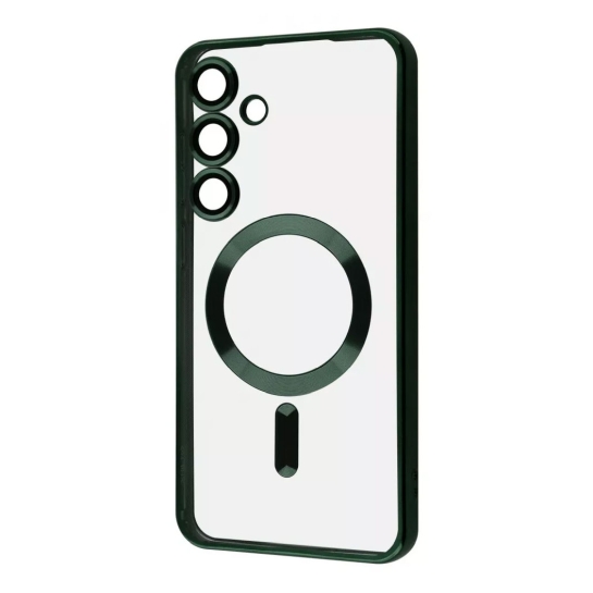 Чехол WAVE Metal Color Case with Magnetic Ring Samsung Galaxy S25 Dark Green - цена, характеристики, отзывы, рассрочка, фото 1