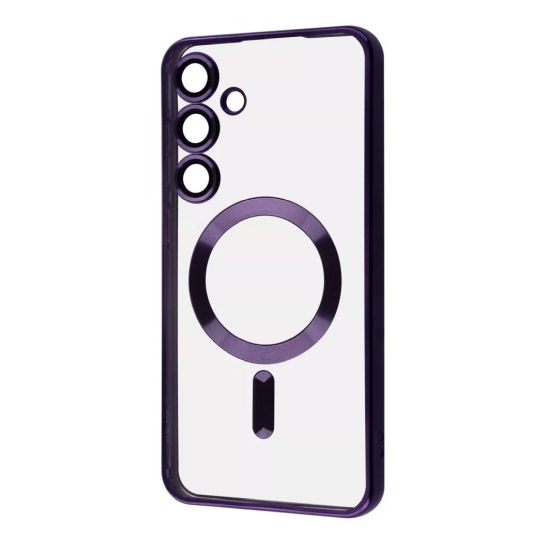 Чохол WAVE Metal Color Case with Magnetic Ring Samsung Galaxy S25 Deep Purple - ціна, характеристики, відгуки, розстрочка, фото 1