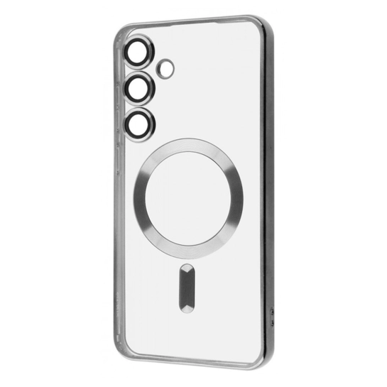 Чехол WAVE Metal Color Case with Magnetic Ring Samsung Galaxy S25 Silver