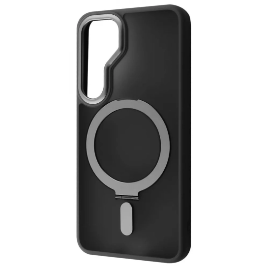 Чехол Wave Attraction Case with Magnetic Ring для Samsung Galaxy S25 Ultra Gray