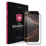 Стекло +NEU Chatel Anti Peep Privacy Glass with Mesh for iPhone 16Pro/17/17Pro Front Black