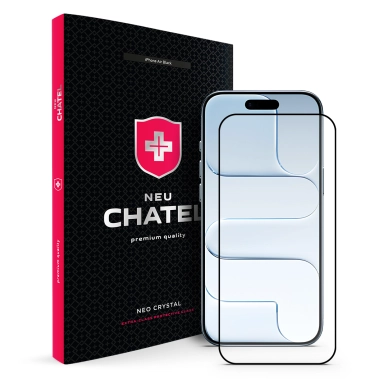 Стекло +NEU Chatel Corning Gorilla Glass with Mesh for Phone 17 Air Front Black - цена, характеристики, отзывы, рассрочка, фото 1