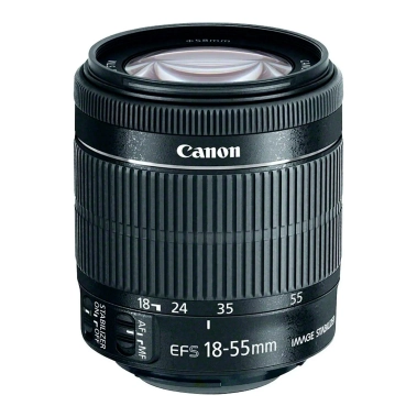 Об'єктив для фотоапарата Canon EF-S 18-55mm f/3.5-5.6 IS STM (1620C005) - цена, характеристики, отзывы, рассрочка, фото 1