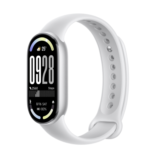 Фитнес-браслет Xiaomi Smart Band 10 Glacier Silver (BHR07PSGL) - цена, характеристики, отзывы, рассрочка, фото 1
