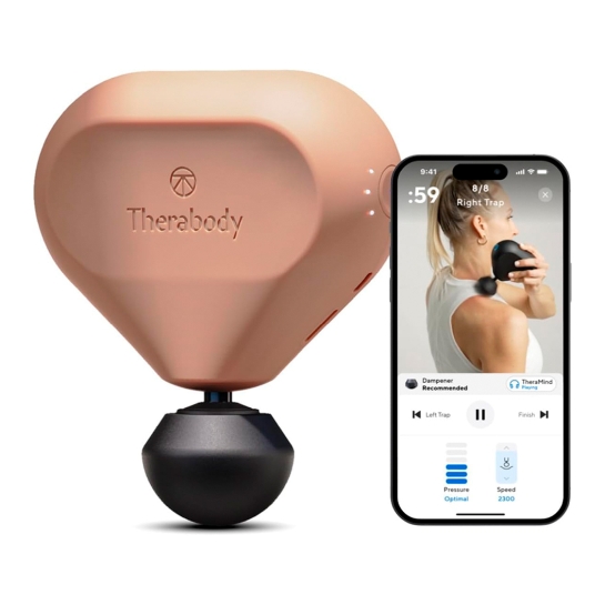 Перкусійний масажер Theragun Mini 2 покоління Desert Rose (TG02451-01) - ціна, характеристики, відгуки, розстрочка, фото 1