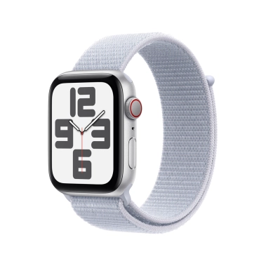 Смарт-часы Apple Watch SE 2 (2024) GPS + Cellular 40mm Silver Aluminium Case with Blue Cloud Sport Loop - цена, характеристики, отзывы, рассрочка, фото 1