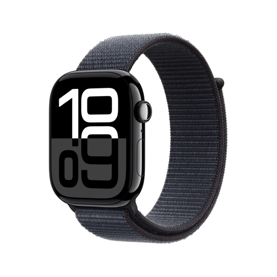 Смарт-годинник Apple Watch Series 10 GPS + Cellular 42mm Jet Black Aluminium Case with Ink Sport Loop - ціна, характеристики, відгуки, розстрочка, фото 1