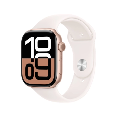 Смарт-часы Apple Watch Series 10 GPS + Cellular 46mm Rose Gold Aluminium Case with Light Blush Sport Band - M/L - цена, характеристики, отзывы, рассрочка, фото 1