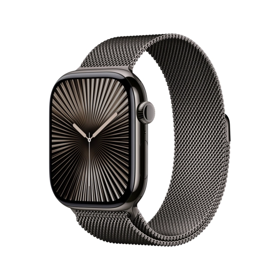Смарт-часы Apple Watch Series 10 GPS + Cellular 42mm Slate Titanium Case with Slate Milanese Loop