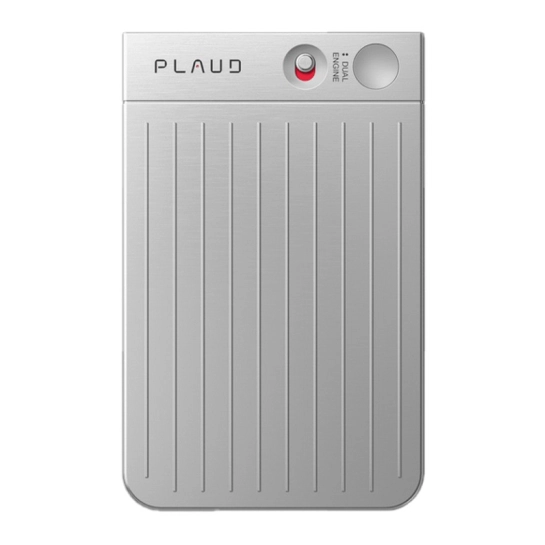 Диктофон Plaud Note ChatGPT Empowered AI Voice Recorder Silver UA