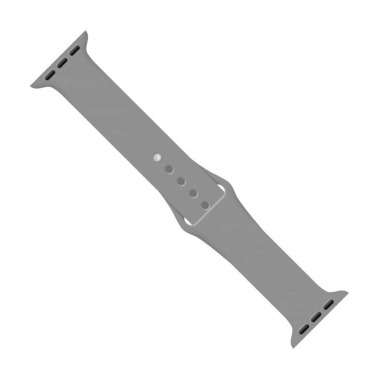 Ремешок для смарт-часов Intaleo Silicone для Apple Watch 42/44 mm Gray - цена, характеристики, отзывы, рассрочка, фото 1