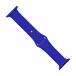 Ремінець для смарт-часов Intaleo Silicone для Apple Watch 42/44 mm Blue