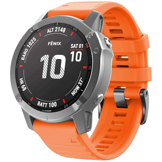 Ремешок для смарт-часов Armorstandart Silicone 22mm для Garmin Fenix 5/6 Orange