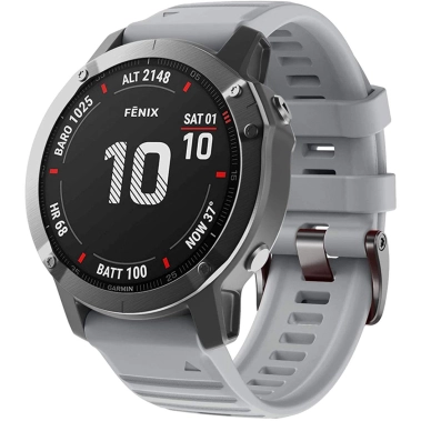 Ремешок для смарт-часов Armorstandart Silicone 26mm для Garmin Fenix 5x/6x Grey - цена, характеристики, отзывы, рассрочка, фото 1