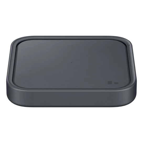 Зарядний пристрій Samsung 15W Wireless Charger Pad Dark Gray (EP-P2400TBEGEU) - ціна, характеристики, відгуки, розстрочка, фото 1