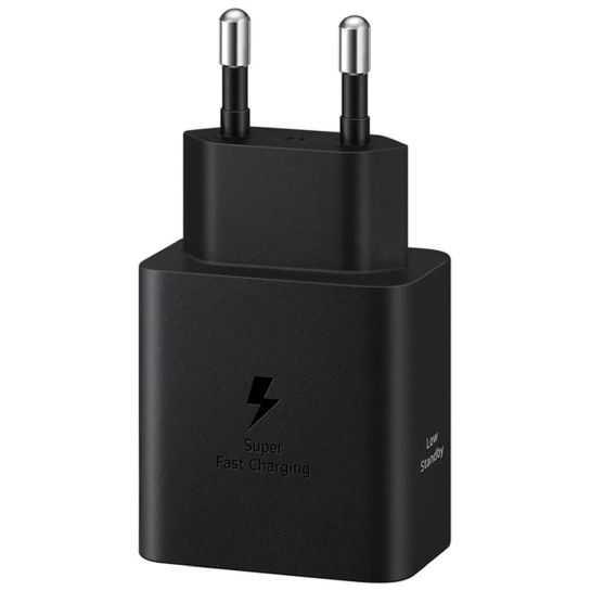 Зарядний пристрій Samsung 45W Compact Power Adapter (w C to C Cable) Black (EP-T4511XBEGEU) - ціна, характеристики, відгуки, розстрочка, фото 1