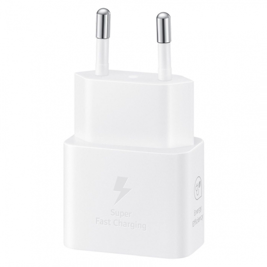Зарядний пристрій Samsung 25W Power Adapter (w C to C Cable) White (EP-T2510XWEGEU) - ціна, характеристики, відгуки, розстрочка, фото 1