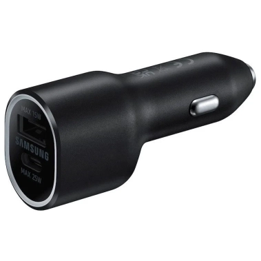 Зарядний пристрій Samsung 40W Car Charger (w/o Cable) Black (EP-L4020NBEGRU) - цена, характеристики, отзывы, рассрочка, фото 1