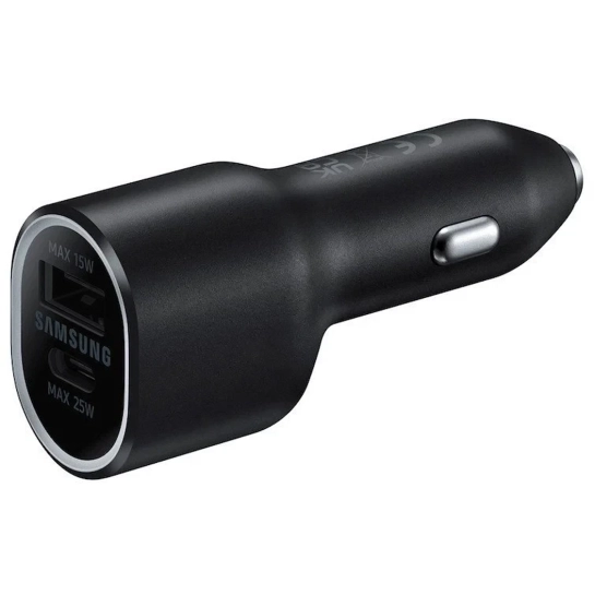 Зарядний пристрій Samsung 40W Car Charger (w/o Cable) Black (EP-L4020NBEGRU)