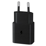 Зарядное устройство Samsung USB-С 15W Black + Cable USB-C 1m (EP-T1510XBEGEU)