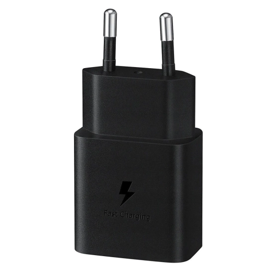 Зарядное устройство Samsung USB-С 15W Black + Cable USB-C 1m (EP-T1510XBEGEU)