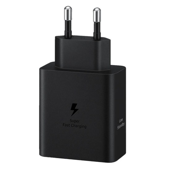 Зарядное устройство Samsung 50W 2xUSB-С + Сable USB-C to USB-C 1.8m Black (EP-T5020XBEGEU)