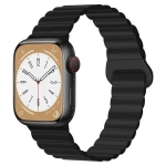 Ремінець для смарт-годинника Drobak Silicone Magnetic Link для Apple Watch All Series 38/40/41mm Dark Black (898922)