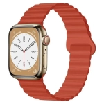 Ремінець для смарт-годинника Drobak Silicone Magnetic Link для Apple Watch All Series 38/40/41mm Orange red (898918)