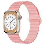 Ремінець для смарт-годинника Drobak Silicone Magnetic Link для Apple Watch All Series 38/40/41mm Pink Sand (898921)