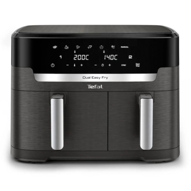 Мультипіч-аерогриль із двома відсіками Tefal Dual Easy Fry XXL (EY942HE0) (Global) - цена, характеристики, отзывы, рассрочка, фото 1