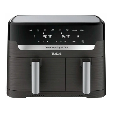 Мультипіч-аерогриль із двома відсіками Tefal Dual Easy Fry & Grill Air Fryer (EY905B10) (Global) - цена, характеристики, отзывы, рассрочка, фото 1
