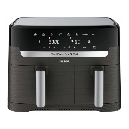 Мультипечь-аэрогриль с двумя отсеками Tefal Dual Easy Fry & Grill Air Fryer (EY905B10) (Global) - цена, характеристики, отзывы, рассрочка, фото 1