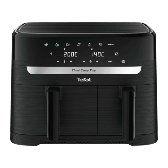 Мультипіч-аерогриль із двома відсіками Tefal Dual Easy Fry (EY901N10) (Global)