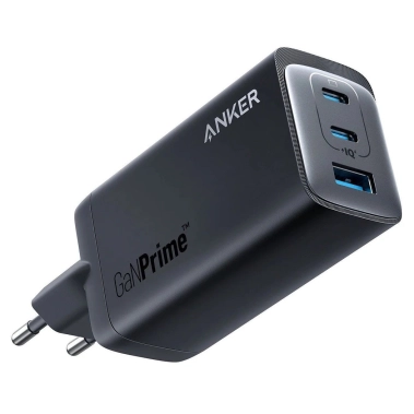 Зарядний пристрій ANKER PowerPort 737 GaNPrime - 120W 2xPD & 1xPIQ PPS/DPDS - цена, характеристики, отзывы, рассрочка, фото 1