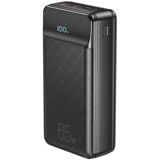 Зовнішній акумулятор XO PR201 PD 65W 30000mAh Black