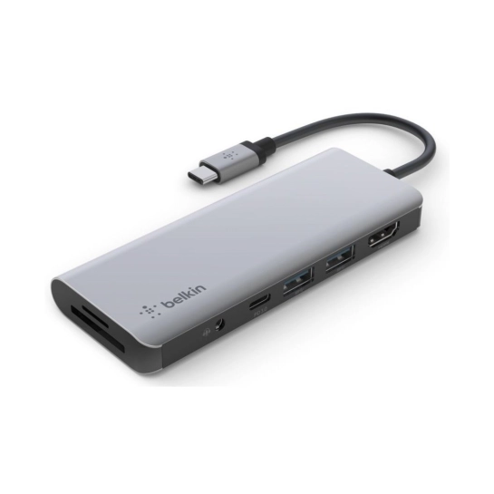 USB HUB Belkin USB-C 7-in-1 Multiport Dock (AVC009BTSGY)
