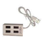 USB HUB Atcom USB TD4004 4port White (10724)