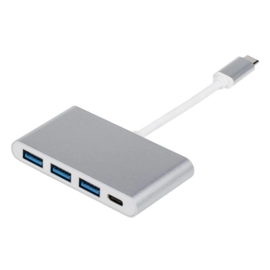 USB HUB Atcom Type-C 3.1 to 3xUSB 3.0 + Type-C 10 cm (12808) - цена, характеристики, отзывы, рассрочка, фото 1