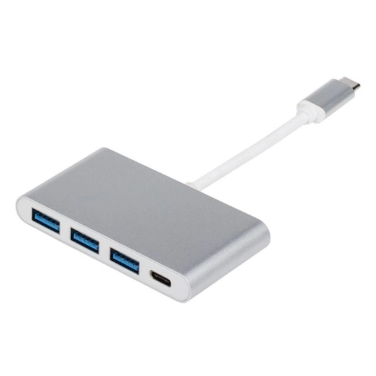 USB HUB Atcom Type-C 3.1 to 3xUSB 3.0 + Type-C 10 cm (12808)