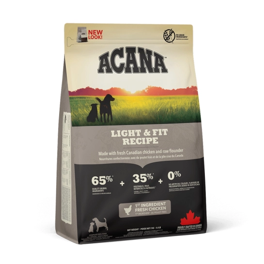 Корм для собак Acana Light&Fit Recipe 2.0kg
